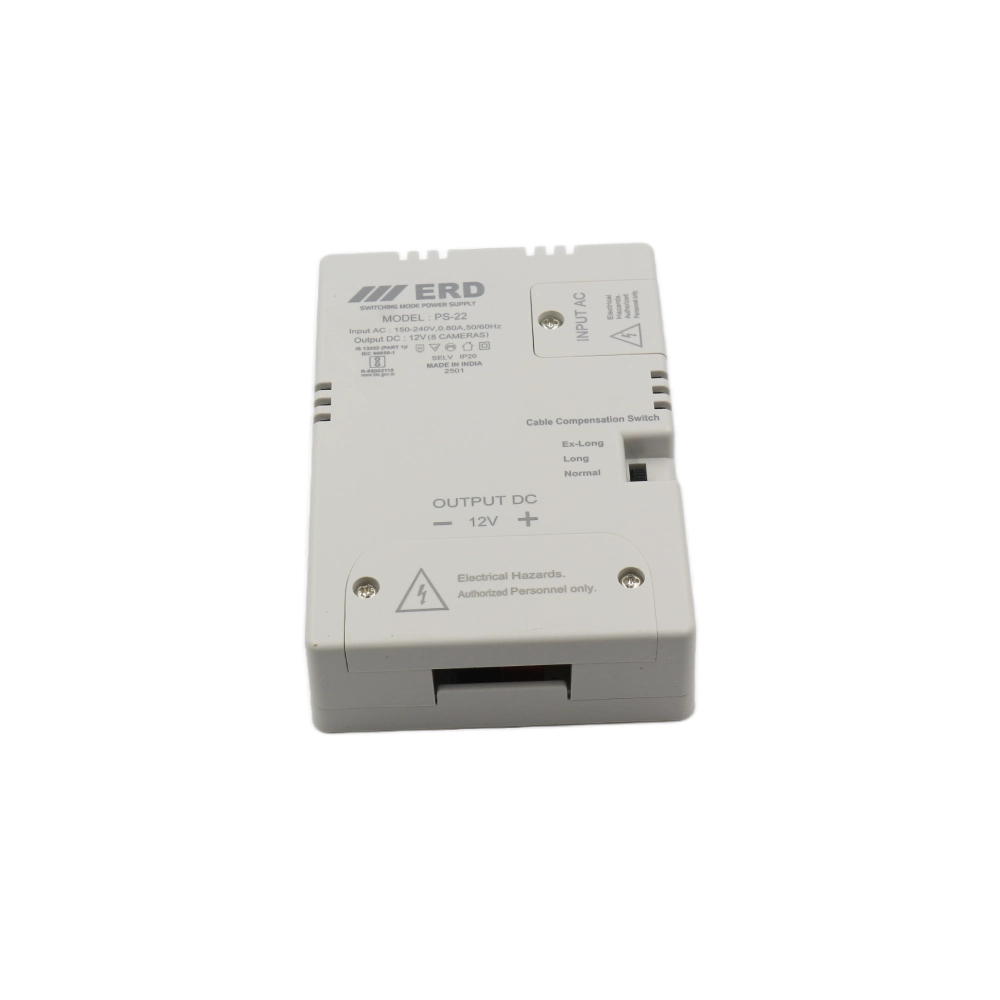 ERD CCTV Power Supply 12v/8a Slim For 8ch (PS22) view 4